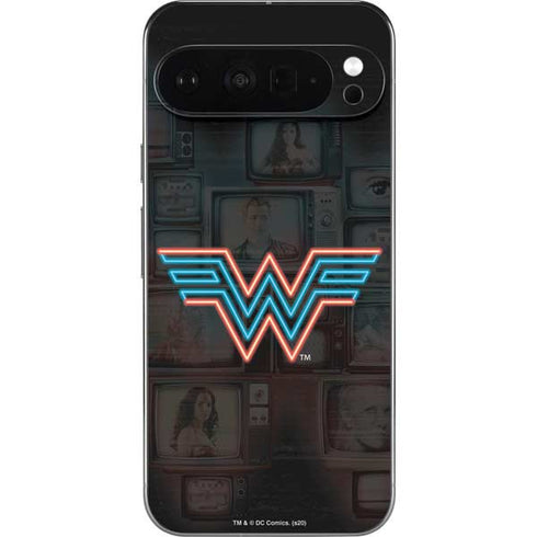 Wonder Woman 1984 (2020) Neon Logo Pixel 9 Pro XL Skin